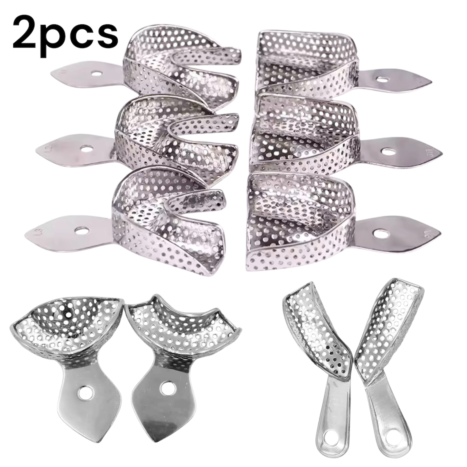Teeth Whitening Trays - DENILK 2 stuks paar tandheelkundige laboratoriumapparatuur