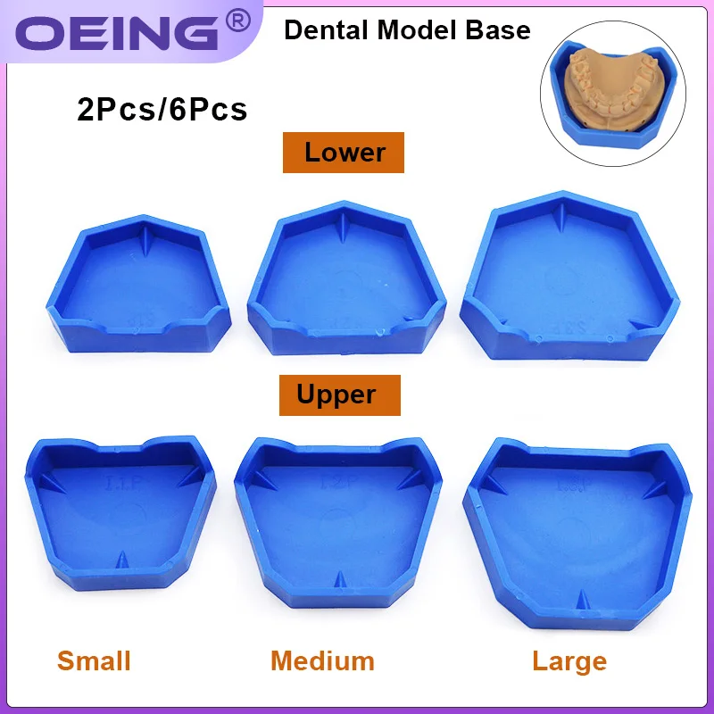 Teeth Whitening Trays - 2/6 Stuks Tandheelkundige Model Basis Silicon
