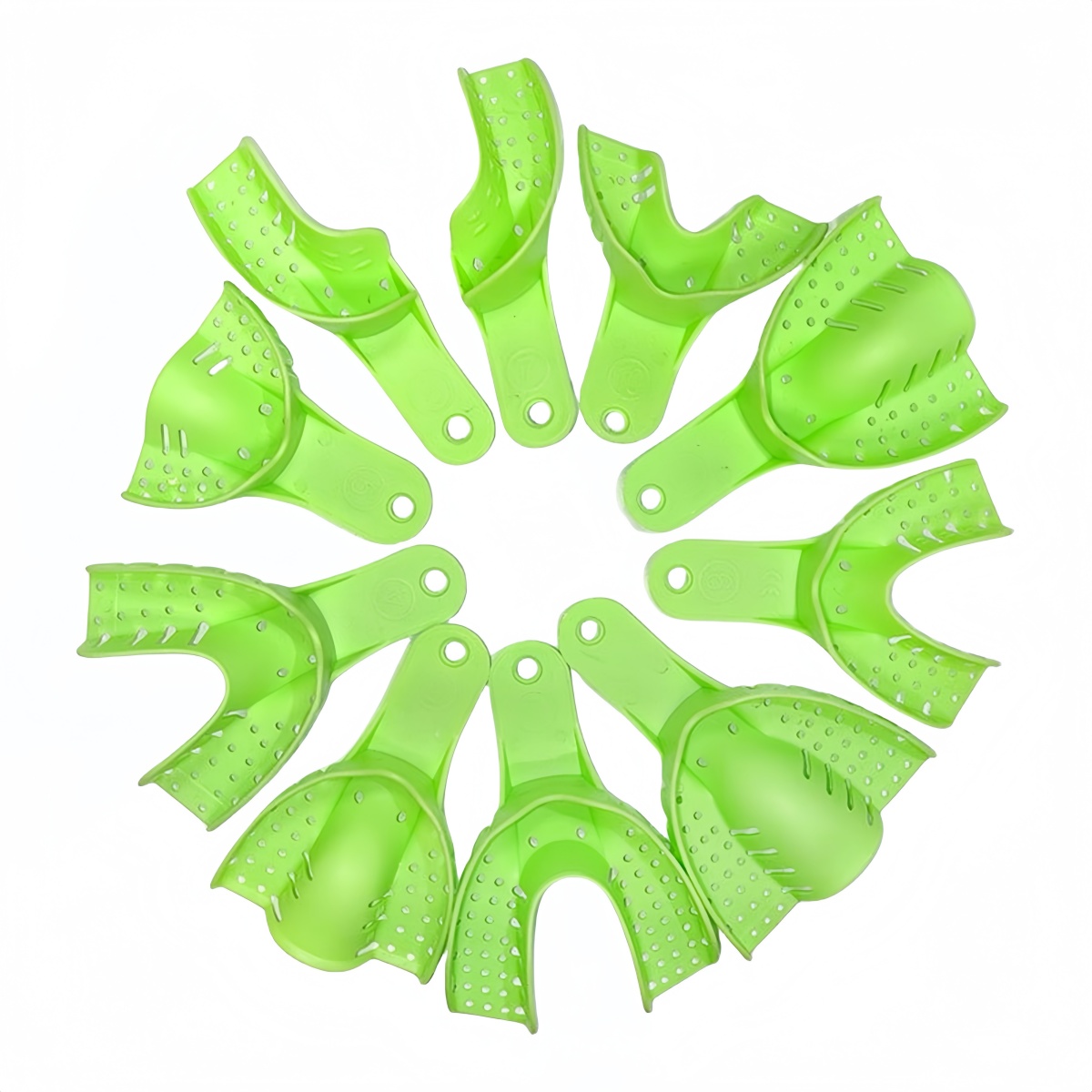 Teeth Whitening Trays - 10 stks/set Autoclaveerbare Tandheelkundige Plastic Afdruklepels