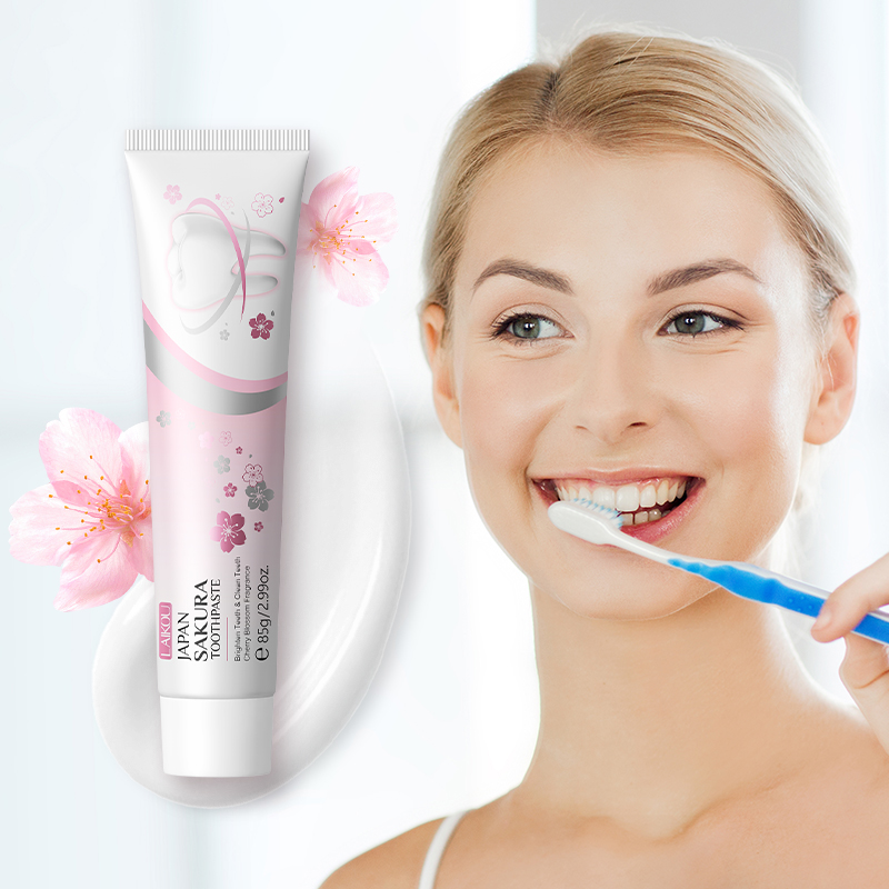 Teeth Whitening Japan - LAIKOU Japan Sakura Tandpasta Whitening Vlekverwijdering