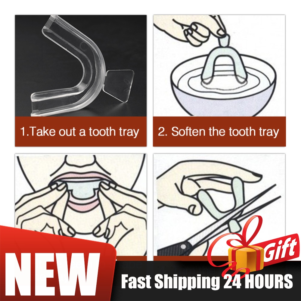 Teeth Whitening Mouth Guard - 2/4 Stuks Zachte Tand Orthodontische Beugels