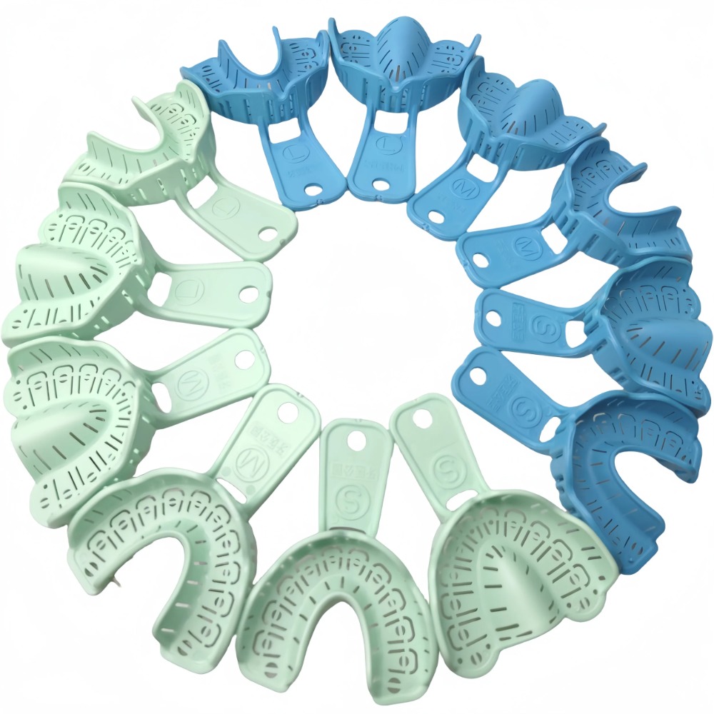 Teeth Whitening Trays - 6 stks/set Tandheelkundige Afdrukking Plastic Lade