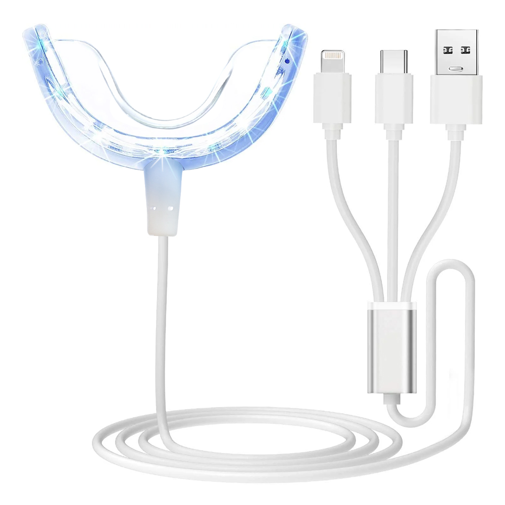 Teeth Whitening Trays - Tanden bleken versneller licht, 16x krachtiger