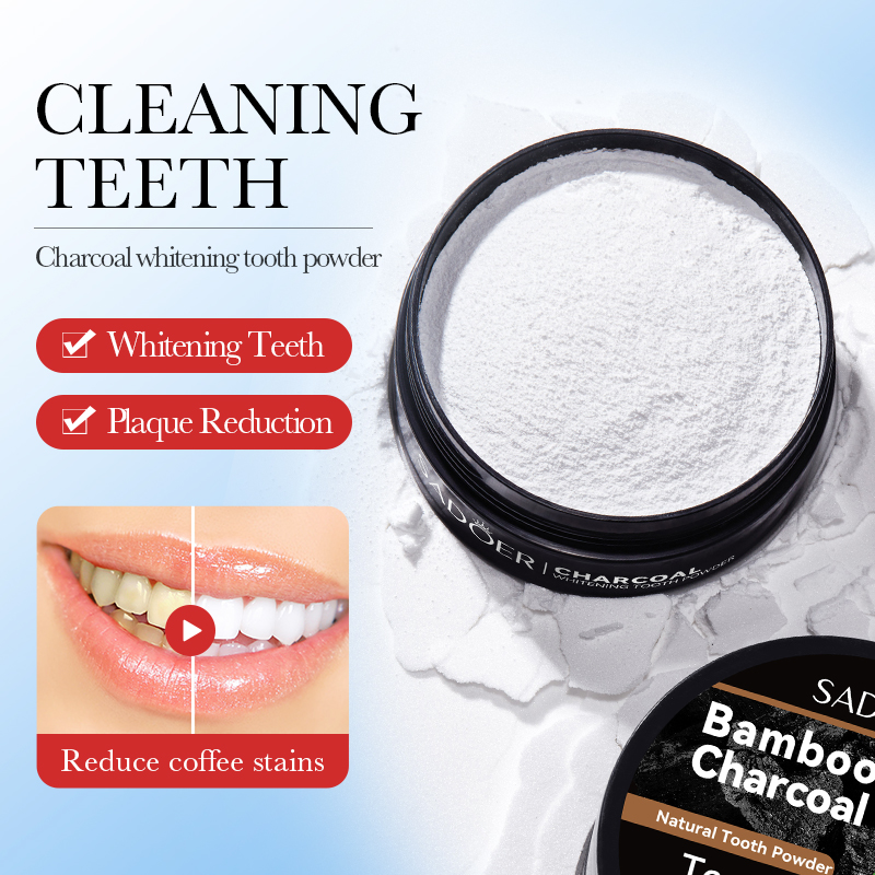 Teeth Whitening Charcoal Powder - Bamboe houtskool actieve kool witmakende tandpoeder,