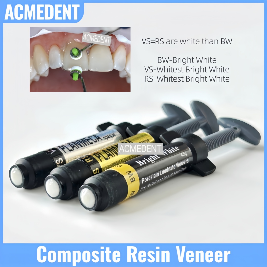 Teeth Whitening Vs Veneers - 4.5g Tandheelkundige Composiet Hars Fineer Lichtuithardend