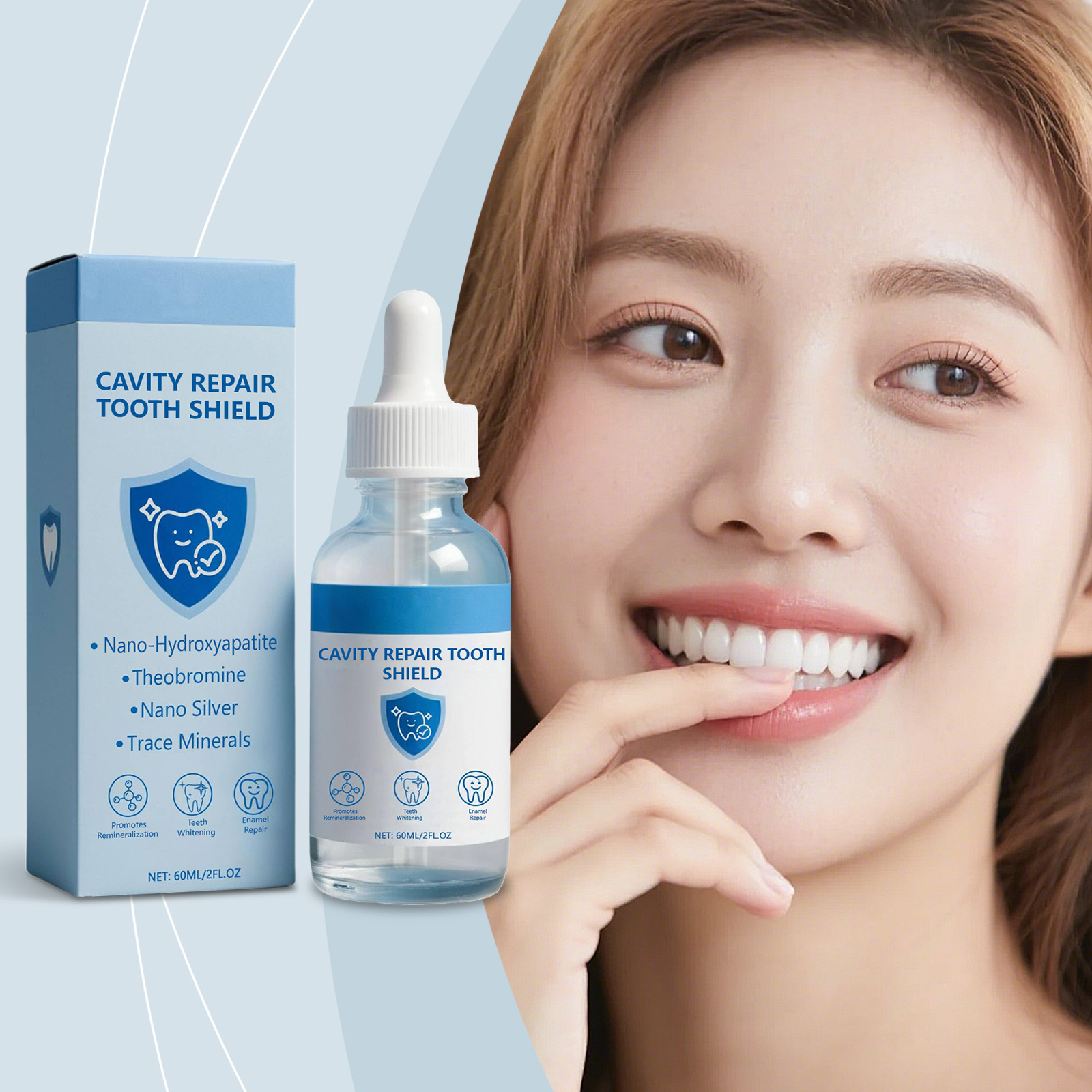 Teeth Whitening Professional - 60ml Tand Whitening Polish Tanden Holte