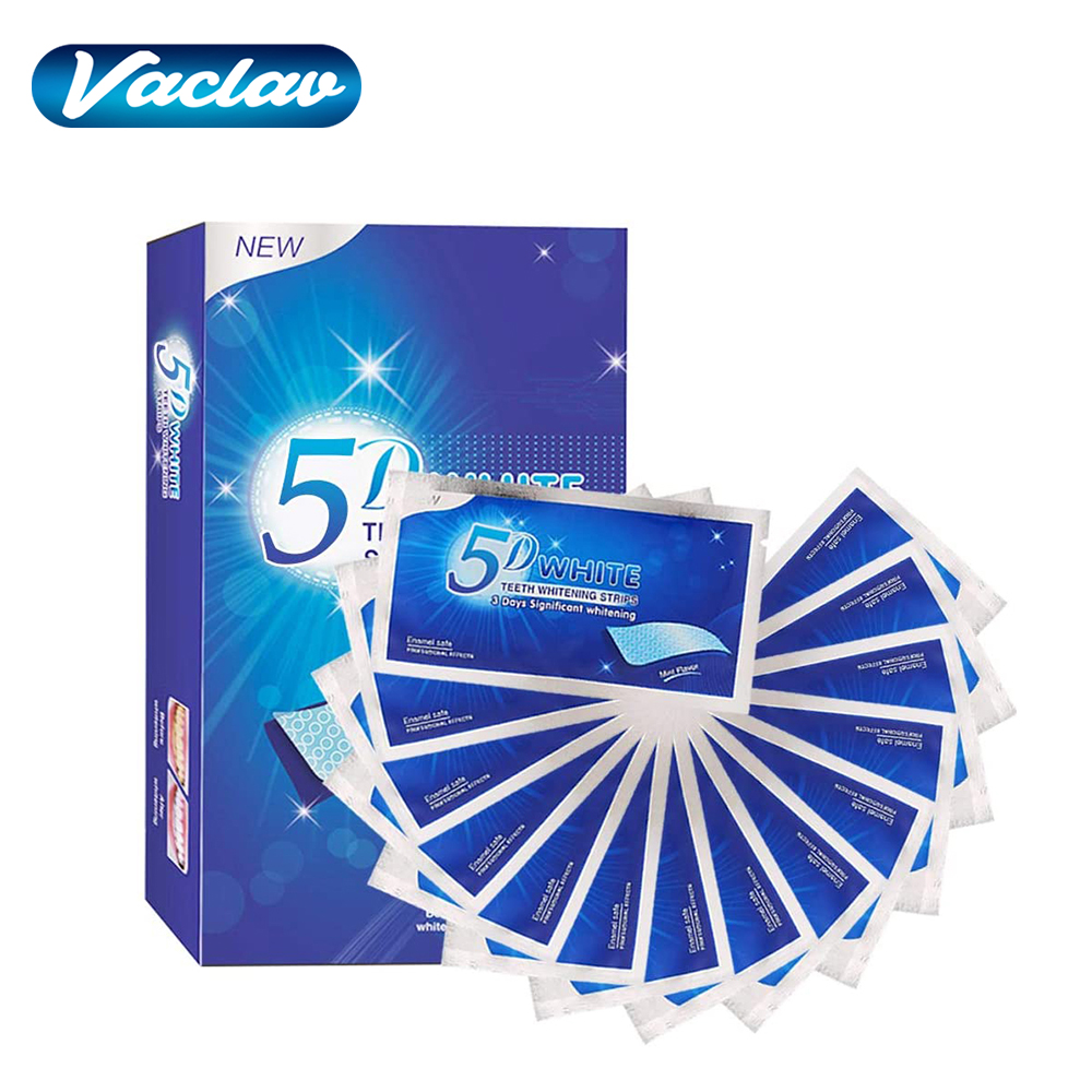 Teeth Whitening Charcoal Powder - 5D Witmakende Tandstrips, Whitening Gel, Witmakende