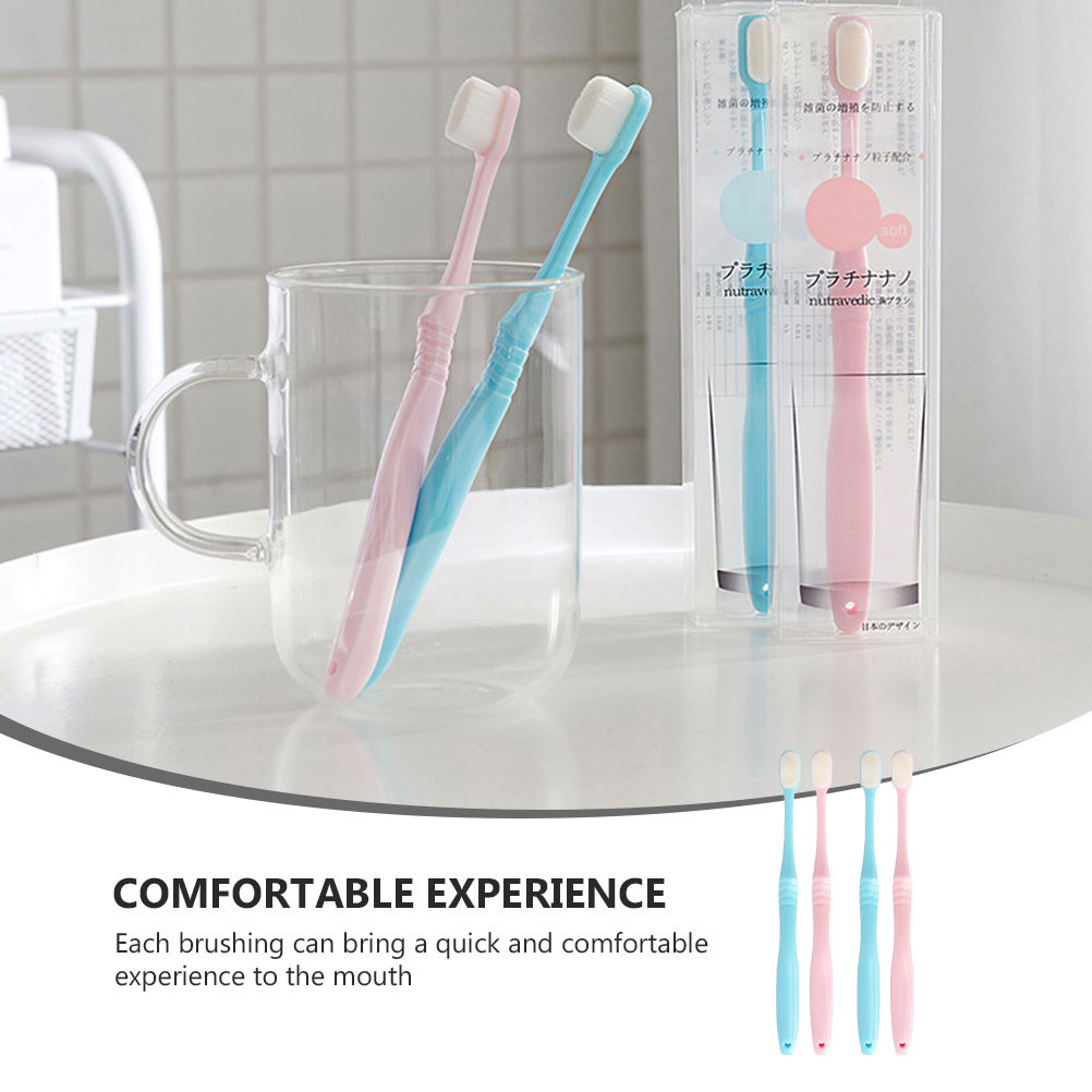 4 stuks zachte borstel tandenb - Teeth Whitening Japanese recensie en prijs