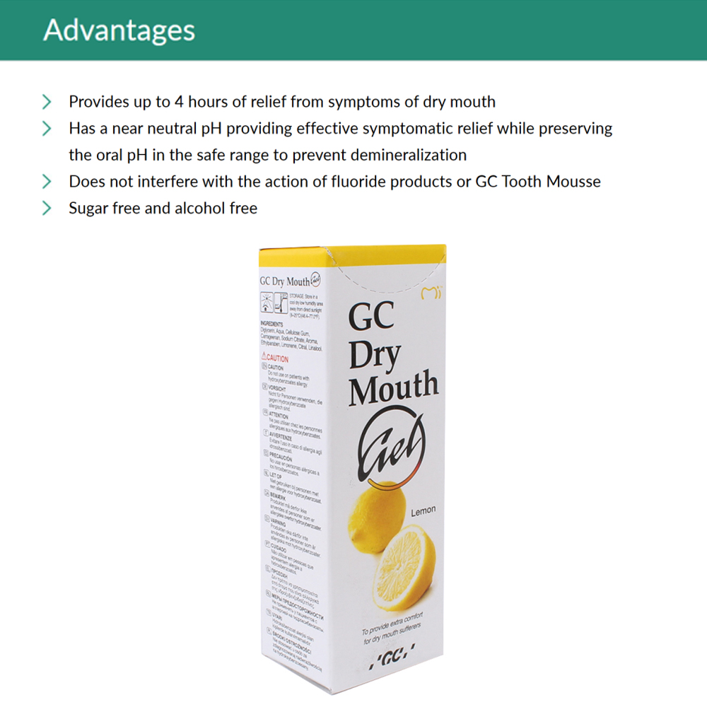 Droge Mond Relief Gel Behandel - Teeth Whitening Japan recensie en prijs