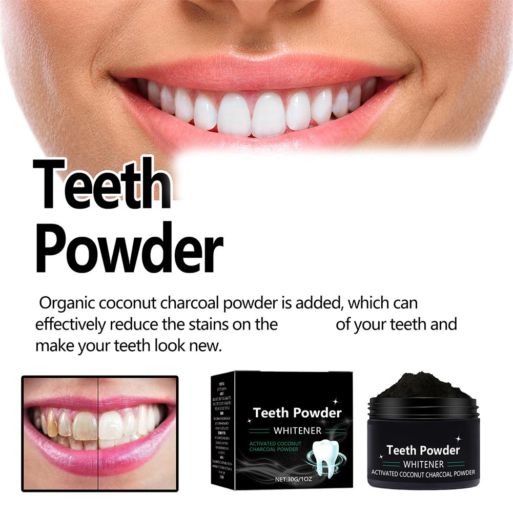 Tandenbleekpoeder, natuurlijk  - Teeth Whitening Charcoal Powder recensie en prijs