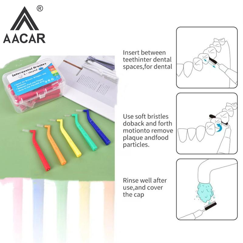 20 Stuks 0.6-1.2mm L Vorm Inte - Teeth Whitening Brush recensie en prijs